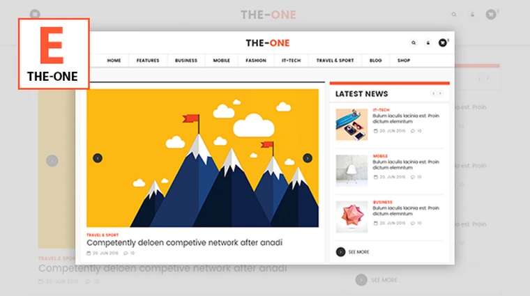 The One v1.8 - News Magazine Blog WordPress Theme30172