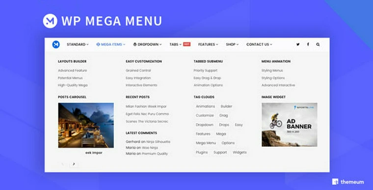 WP Mega Menu Pro v1.3.337440