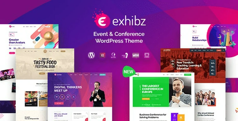 Exhibz v2.4.3 - Event Conference WordPress Theme44150