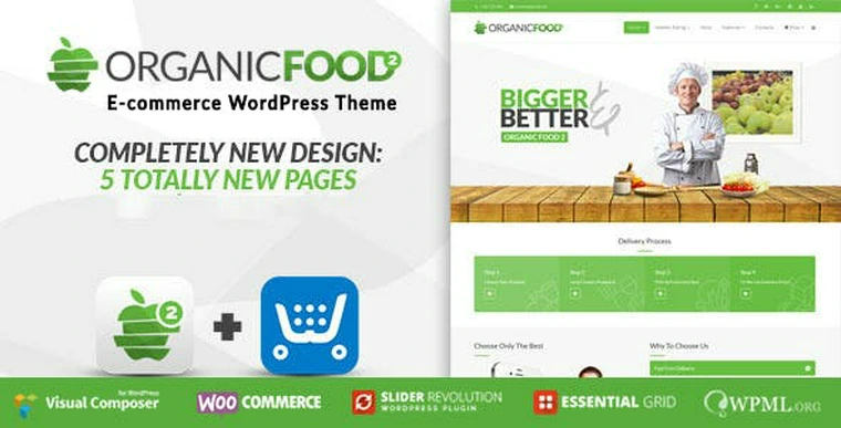 Organic Food v1.2.1 - Farm & Food Business Eco WordPress Theme32064