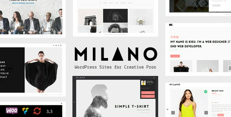 Milano v3.7 - Creative Minimal Portfolio & WooCommerce23434