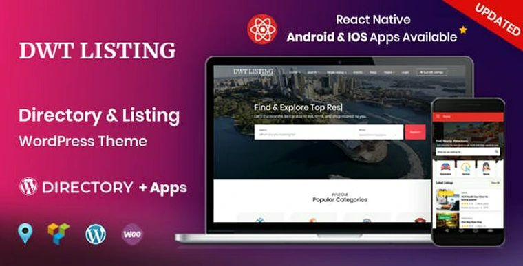 DWT Listing v3.1.2 - Directory & Listing Wordpress Theme35762