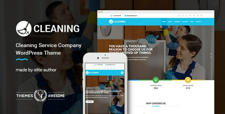 Cleaning Service Company v1.4 - WordPress Theme31915