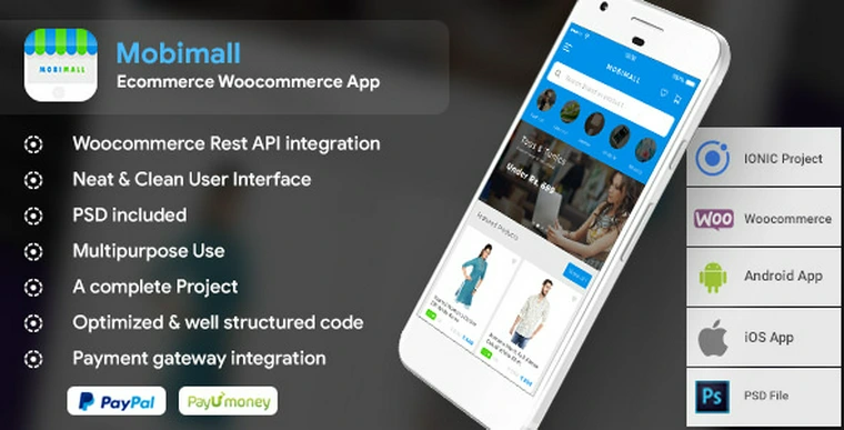 Mobimall - Woocommerce Android + iOS App IONIC 325813