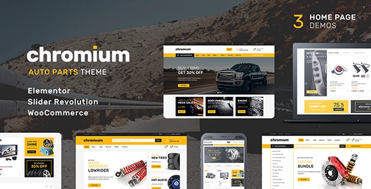 Chromium v1.1.4 - Auto Parts Shop WordPress Theme28059