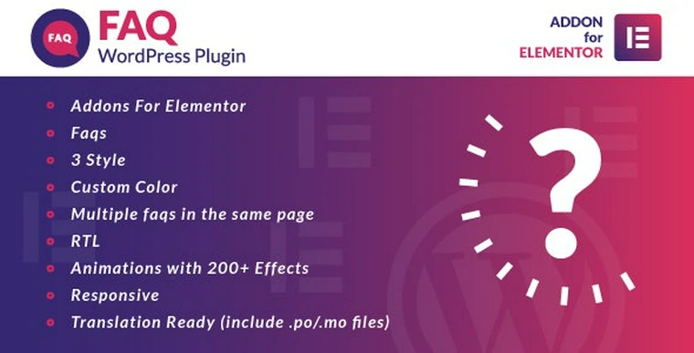 Faq for Elementor v1.0 - WordPress Plugin36511