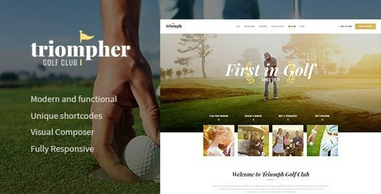 Triompher v1.1.0 - Golf Course & Sports Club WordPress Theme33874