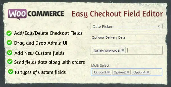 Woocommerce Easy Checkout Field Editor v1.7.027407