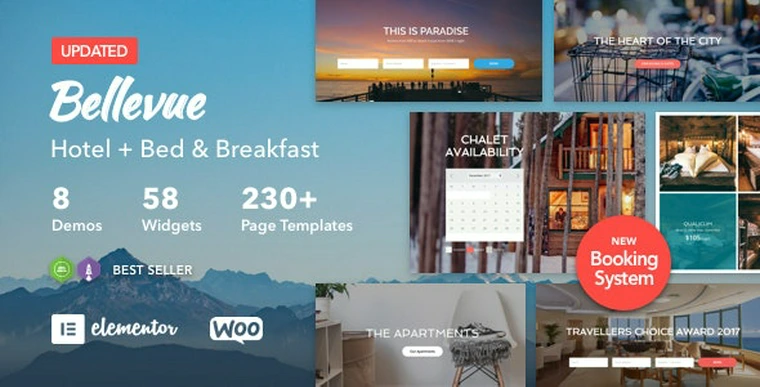 Bellevue v3.2.6 - Hotel + Bed and Breakfast Booking Calendar Theme37607