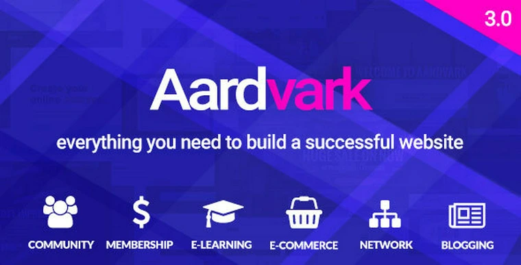 Aardvark v3.0 - BuddyPress, Membership & Community Theme28747