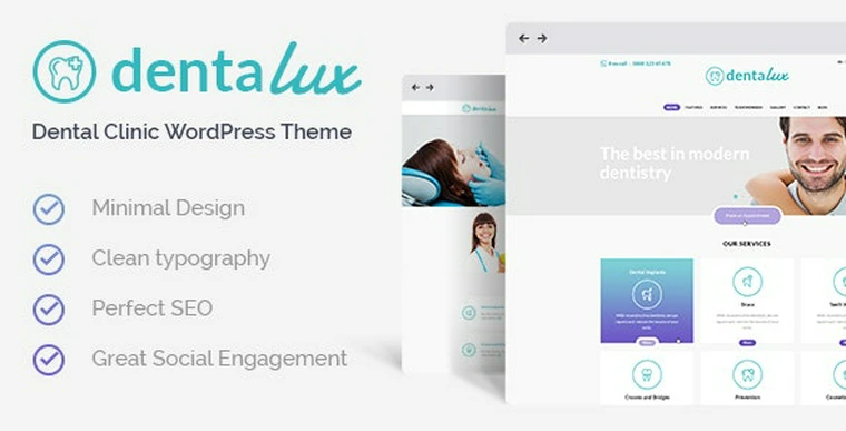 Dentalux v2.3 - A Dentist Medical & Healthcare Doctor WordPress Theme34102