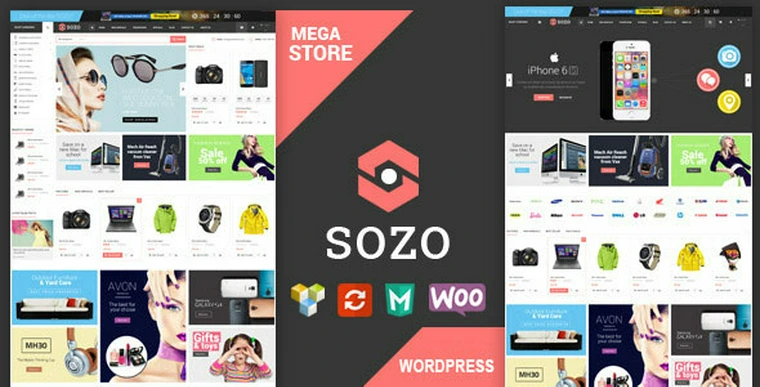 SOZO v1.5 - Full Screen Mega Shop Theme29828