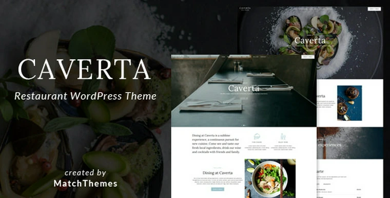 Caverta - Fine Dining Restaurant WordPress Theme25000