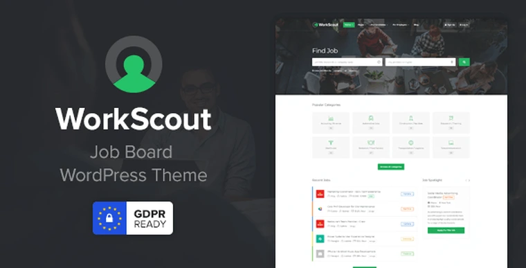 WorkScout v1.5.07 - Job Board WordPress Theme24265