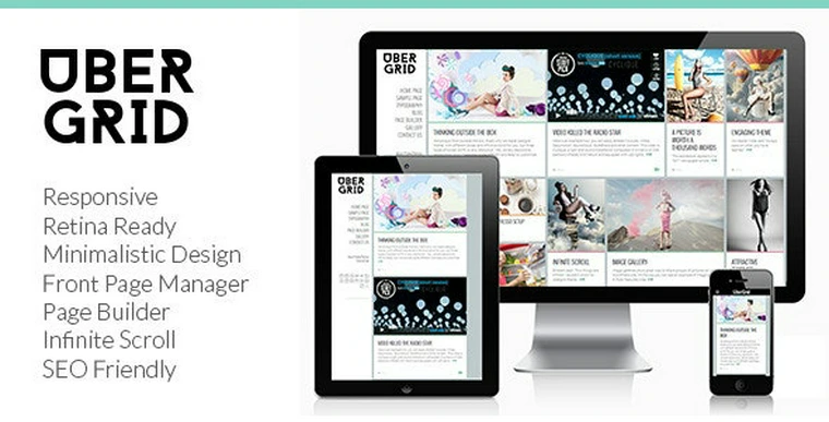 Ubergrid v1.3.9 - Responsive Grid WordPress Theme31171