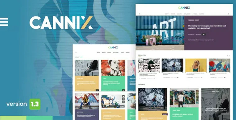 Cannix v1.3.1 - A Vibrant WordPress Theme29403