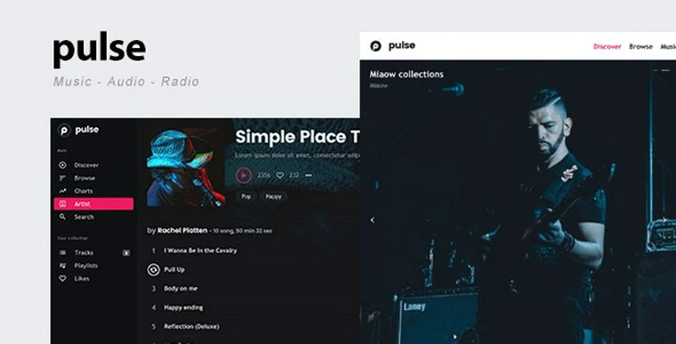 pulse v2.2.1 - Music, Audio, Radio WordPress Theme35838