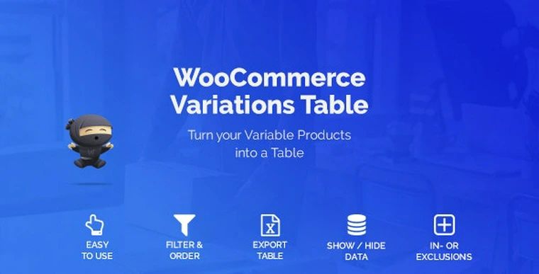 WooCommerce Variations Table v1.2.1037510