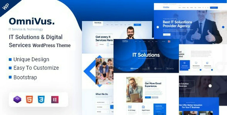 Omnivus v1.2.0 - IT Solutions & Services WordPress Theme44926