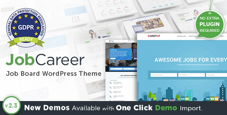 JobCareer v2.3 - Job Board Responsive WordPress Theme23941