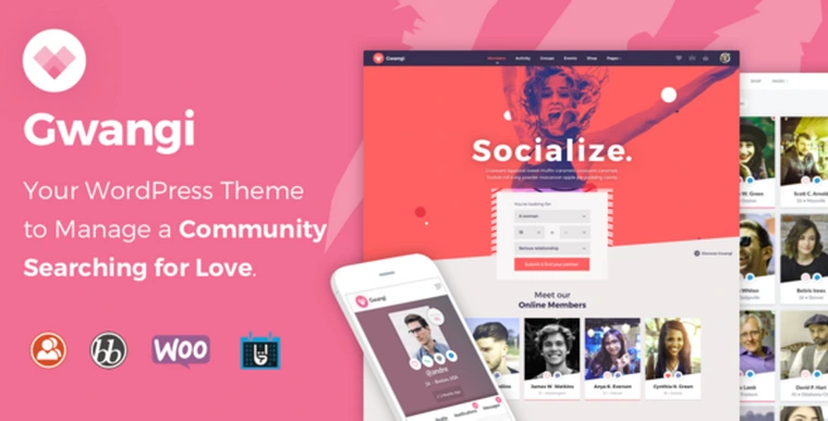 Gwangi v1.1.8 - Dating & Matchmaking Community Theme27289