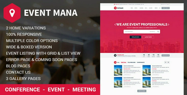 Event Management WordPress Theme v1.8.430433