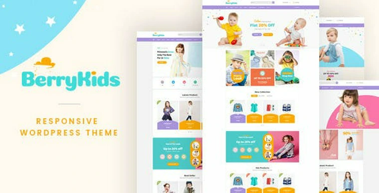 BerryKid v1.3 - Baby Store WooCommerce WordPress Theme29985