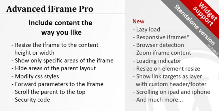 Advanced iFrame Pro v7.5.724104