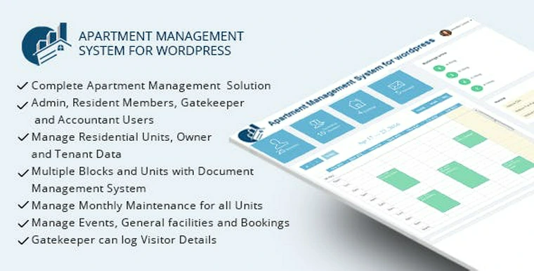 WPAMS v17.0 - Apartment Management System for wordpress30048