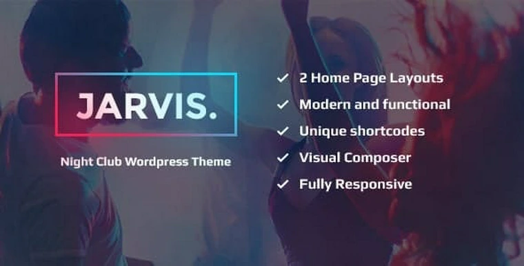 Jarvis v1.8.3 - Night Club, Concert, Festival WordPress Theme40344