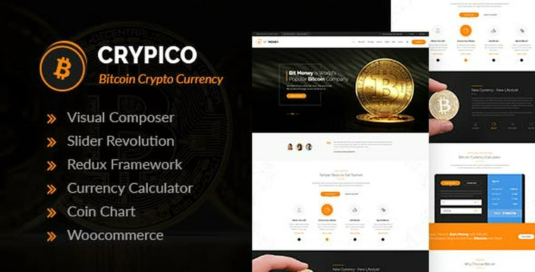 Crypico v1.3 - Crypto Currency WordPress Theme29867