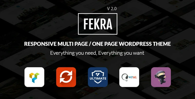 Fekra v2.3 - Responsive Multi Page/One Page Theme24581