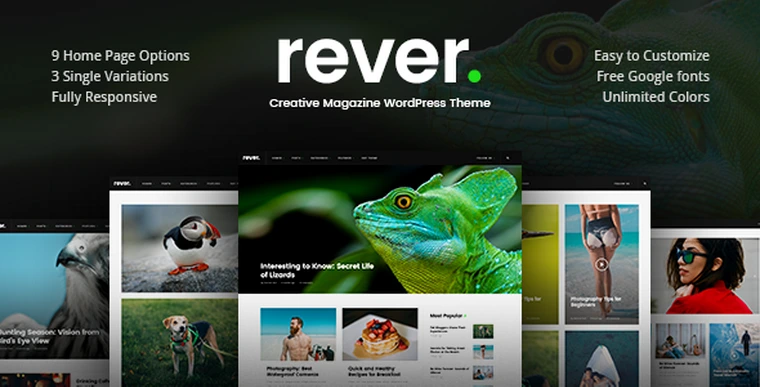 Rever v1.0.3 - Clean and Simple WordPress Theme28582