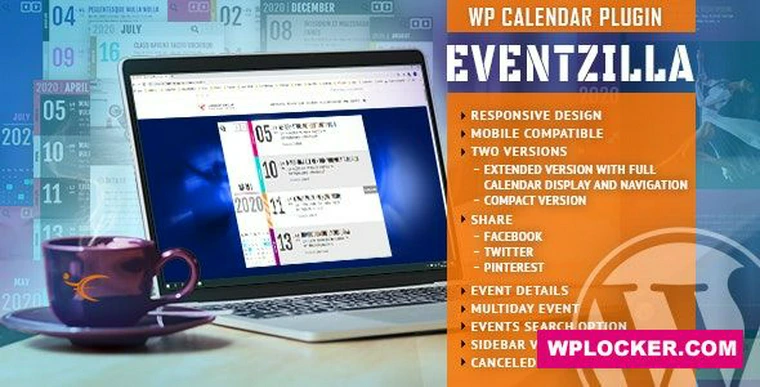 EventZilla v1.2.1 - Event Calendar WordPress Plugin39765