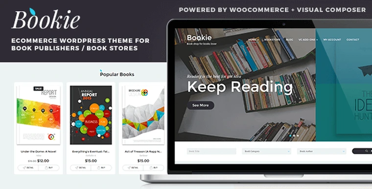 Bookie v1.4.2 - WordPress Theme for Books Store27518