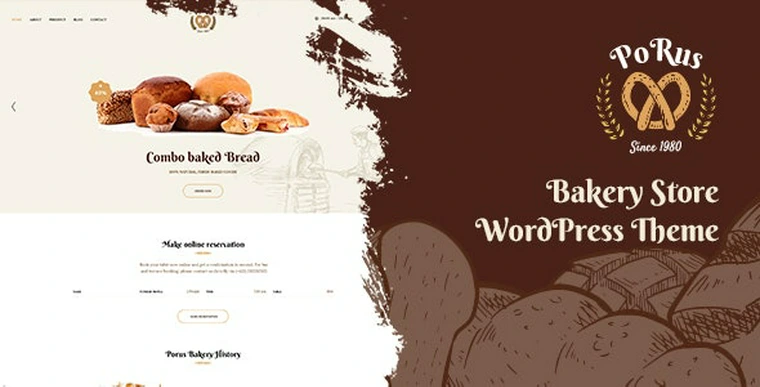 Porus v1.0.1 - Bakery Store WordPress Theme38626