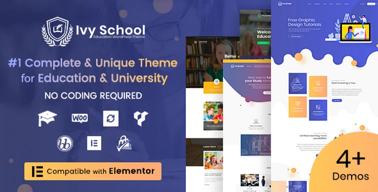 Ivy School v1.4.3 – Education, University & School Theme42990