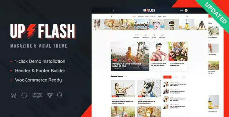 Bazinga v1.1 - Magazine & Viral Blog WordPress Theme29085