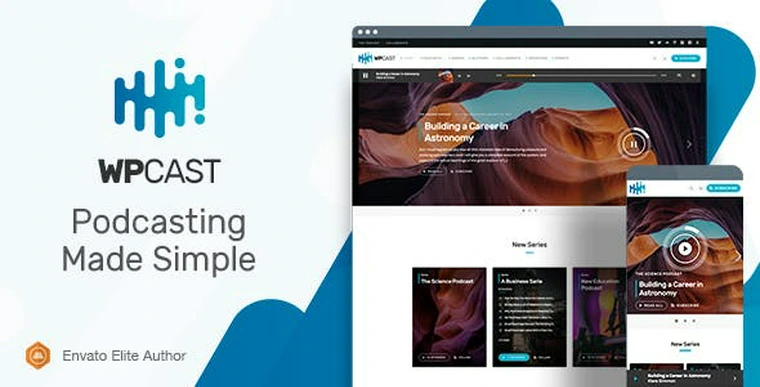 Wpcast v1.3.9 - Audio Podcast WordPress Theme39182