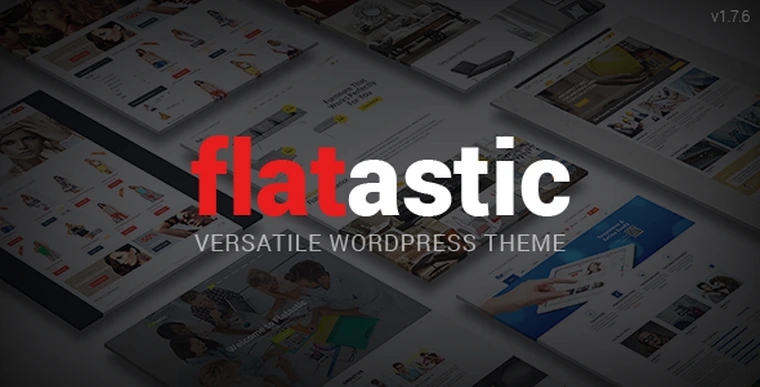 Flatastic v1.7.9 - Themeforest Versatile Wordpress Theme30524