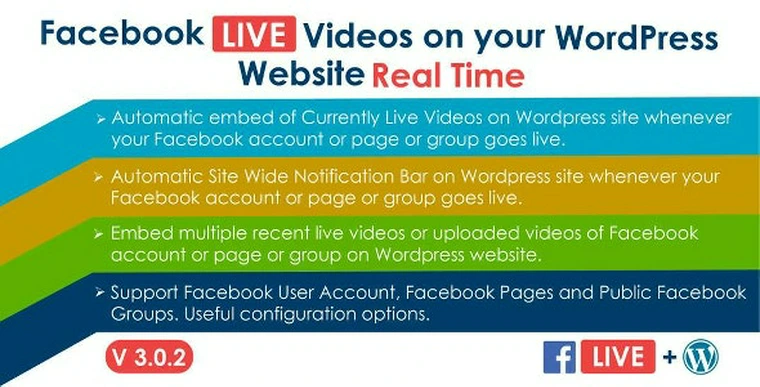 Facebook Live Video Auto Embed for WordPress v3.0.138631