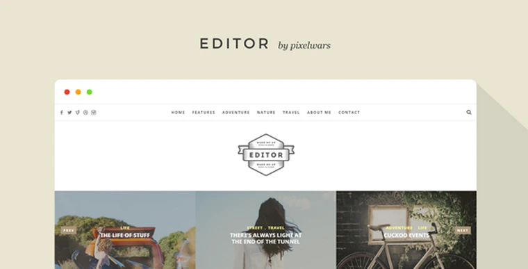 Editor v1.5.6 - A WordPress Theme for Bloggers38974