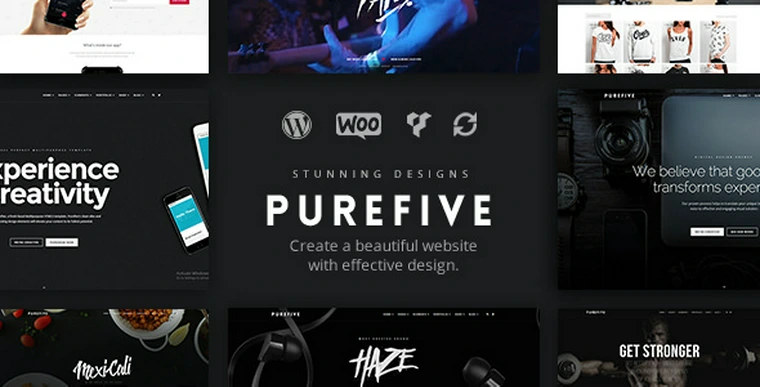 Purefive v1.0.5 - Multipurpose, Multiconcept Theme30182