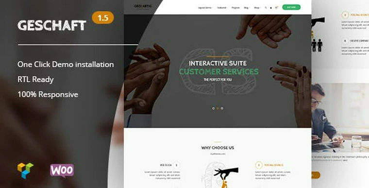 Geschaft v1.5 - Business WooCommerce WordPress Theme30170