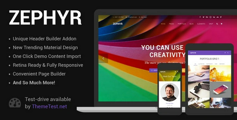 Zephyr v7.0.3 - Material Design Theme36173