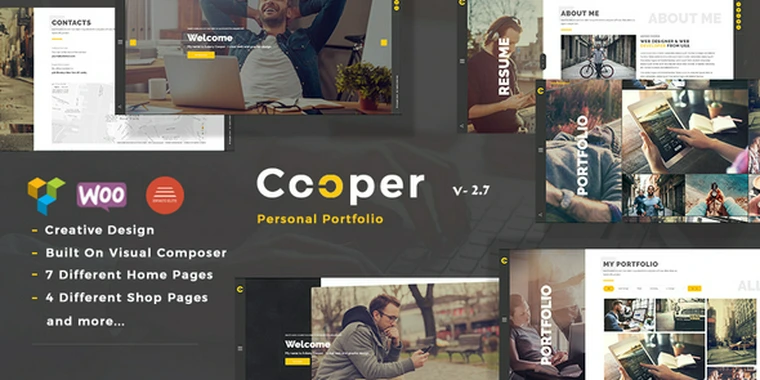 Cooper v3.6 - Creative Responsive Personal Portfolio Theme26394