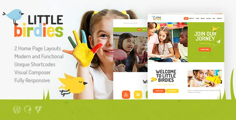 Little Birdies v1.1.1 - Multipurpose Children WP Theme22568