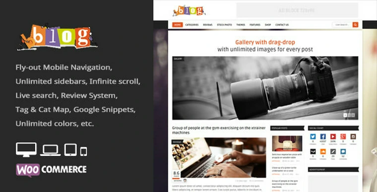 Bblog v2.2 - Blog / Magazine WordPress Theme23042