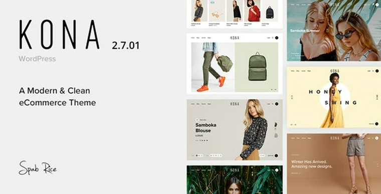 Kona v2.7.01 - Modern & Clean eCommerce WordPress Theme37859