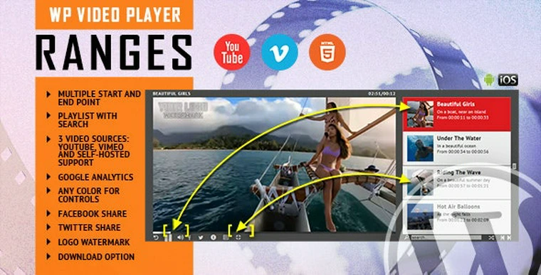 RANGES v1.0.0 - Video Player With Multiple Start and End Points - WordPress Plugin38332